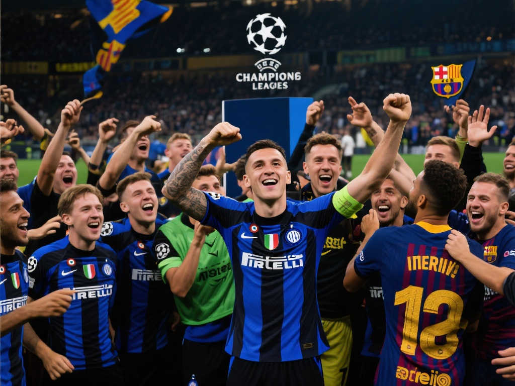 主场力克巴萨，三年两入欧冠决赛！国米挑战皇马